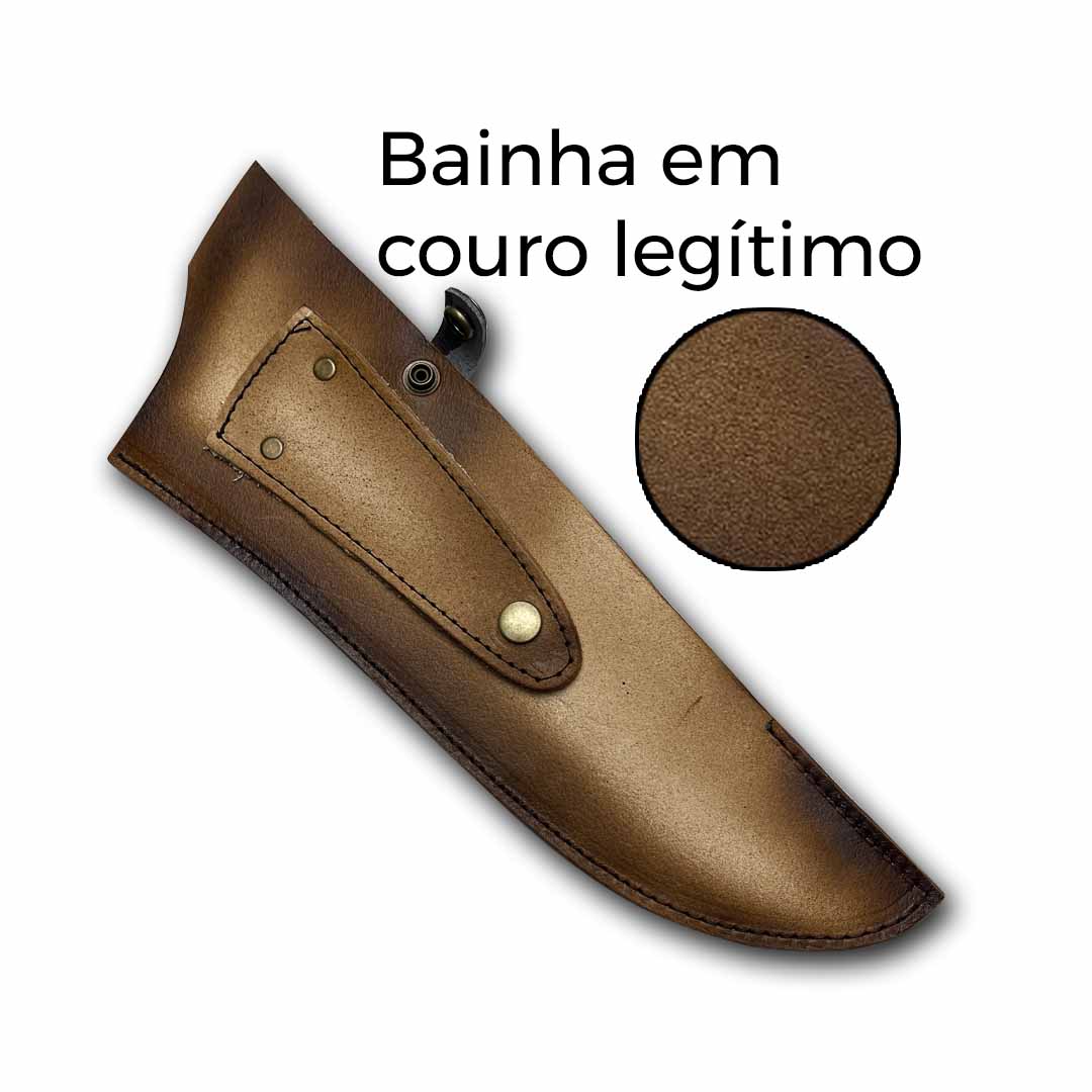 Faca Churrasco Artesanal 10" Boi